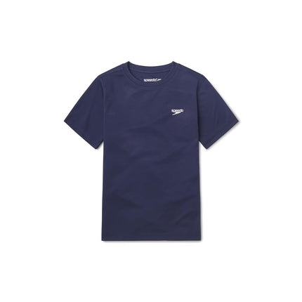 Camiseta de manga corta con gráfico de Speedo para niño, con protección UV