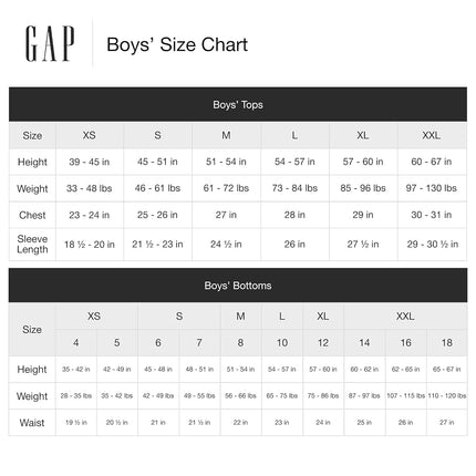 GAP Boys' Logo Hoodie Hooded Full Zip Sweatshirt, Pure Red, X-Small