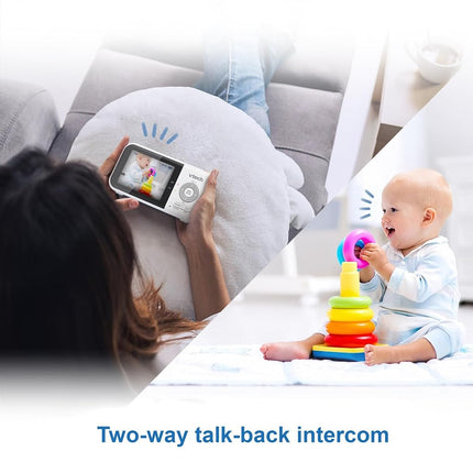 VTech VM3258 2.8" Digital Video Baby Monitor with Night-Light, Two-Way Audio, and Temperature Sensor