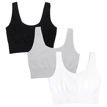 Fruit of the Loom Women's Built-up sports bras, Bl