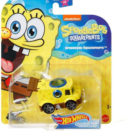Hot Wheels 1/64 Coche de Personaje de Nickelodeon Bob Esponja (1/6) GMR60