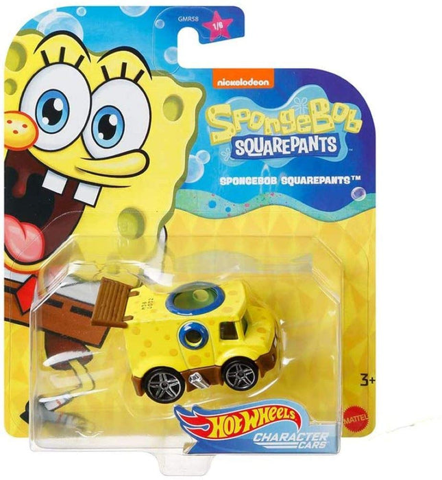 Hot Wheels 1/64 Nickelodeon Character Car Spongebob Squarepants(1/6) GMR60