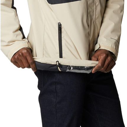 Veste isolée Columbia Tipton Peak II pour homme, couleur Ancient Fossil/Noir, XXL