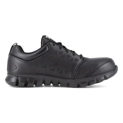 Reebok Work Men's Sublite Cushion Work EH Black Leather 4 E US