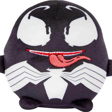 Mattel Marvel Cuutopia Set de 4 figuras de peluche, colección instantánea de juguetes de almohada suaves y redondeados de 5 pulgadas inspirados en los personajes favoritos de los fans
