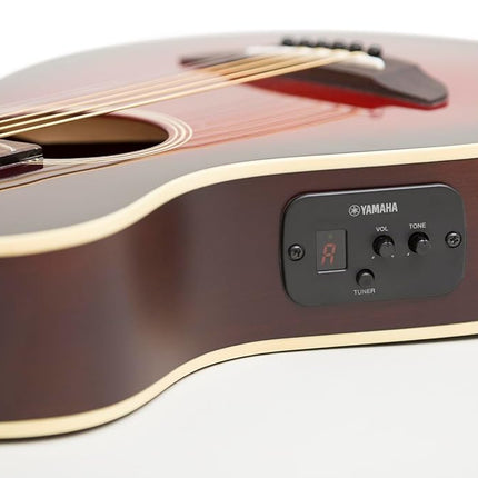 Yamaha APXT2 3/4 Thinline Acoustic-Electric Cutaway Guitar Old Violin Sunburst