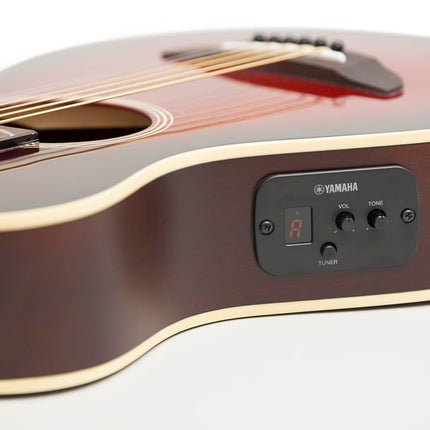 Yamaha APXT2 3/4 Thinline Acoustic-Electric Cutaway Guitar Old Violin Sunburst