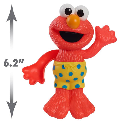Bain et Jouet de Piscine Elmo à Remonter de 17,8 cm Sesame Street Swim and Splash, Jouets pour Enfants à Partir de 2 Ans par Just Play