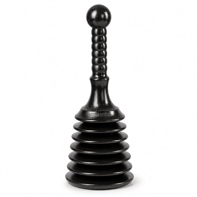 Master Plunger MPS4 Sink & Drain Plunger for Kitchen Sinks, Bathroom Sinks, Showers, and Bathtubs. Small and Strong Design with Large Bellows Commercial & Residential Use, Black