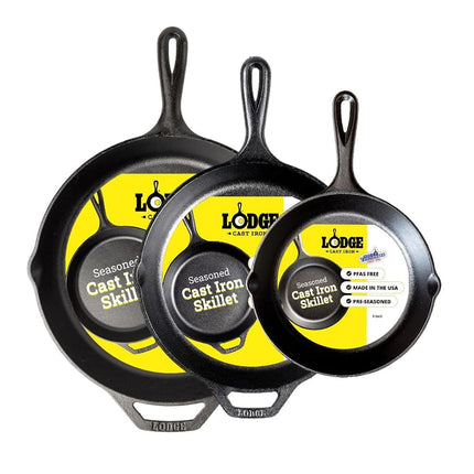 Lodge Pre-Seasoned Cast Iron Skillet Set - Set Inc