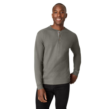 Hanes Men's O5719 henley shirts, Pebblestone Cross