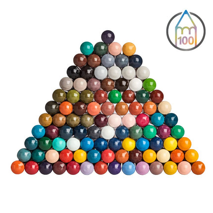 Derwent Lightfast Pencils Set Of 100 In Wooden Gift Box, 4mm Round Core, Premium Core Strength, Creamy Texture, Ideal For Fine Art Drawing & Colouring, Professional Quality, 2305693