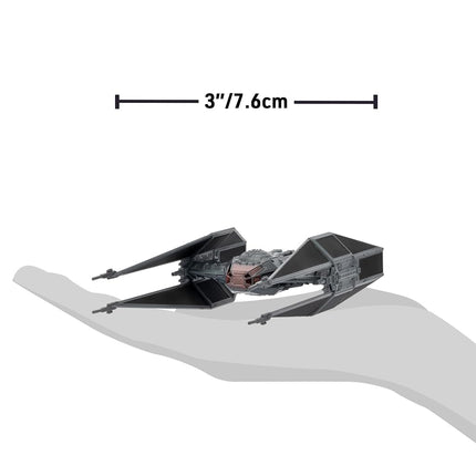Jazwares STAR WARS Micro Galaxy Squadron TIE Silencer - 5-Inch Vehicle with 1-Inch Micro Figure Accessory