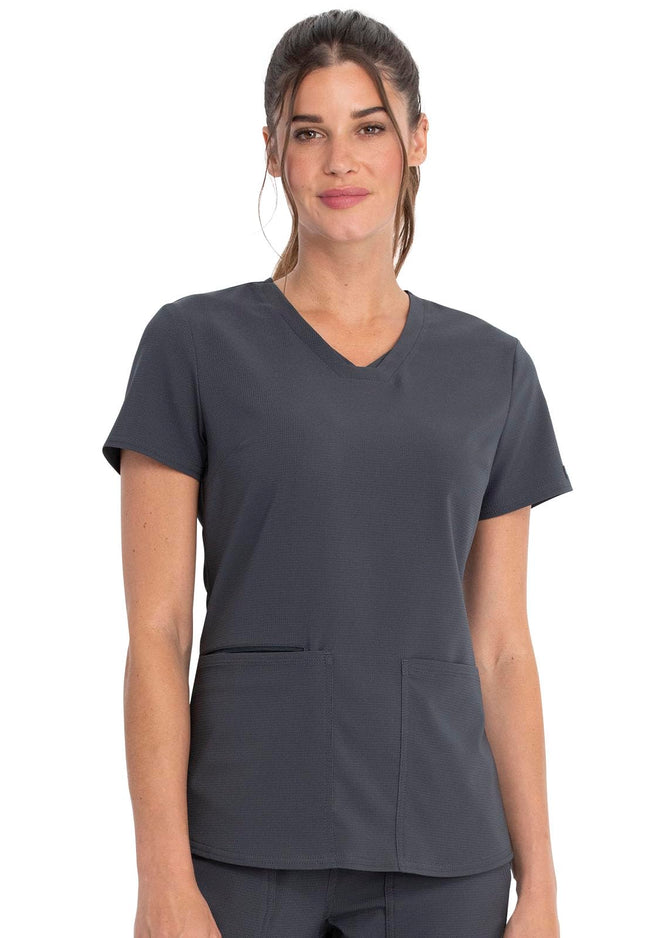 Cherokee Women's V-Neck Top Medical Scrubs Shirt, 