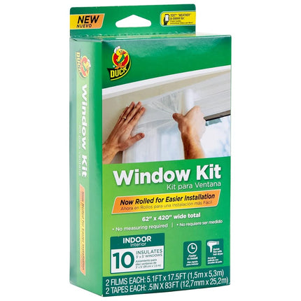 DUCK Brand Rolled Shrink Film Window Kit, Insulate