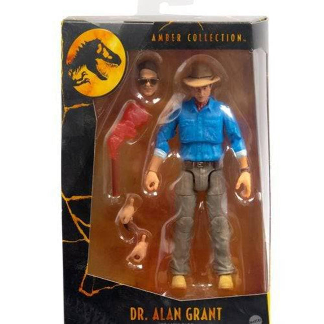Mattel Jurassic World Juguetes Colección Amber Ray Arnold Figura de Acción de 15.24 cm con Brazo Extraíble Inspirado en la Película, Auriculares y Accesorio de Pieza de Computadora, Regalo Coleccionable para Niños de 8 Años en Adelante
