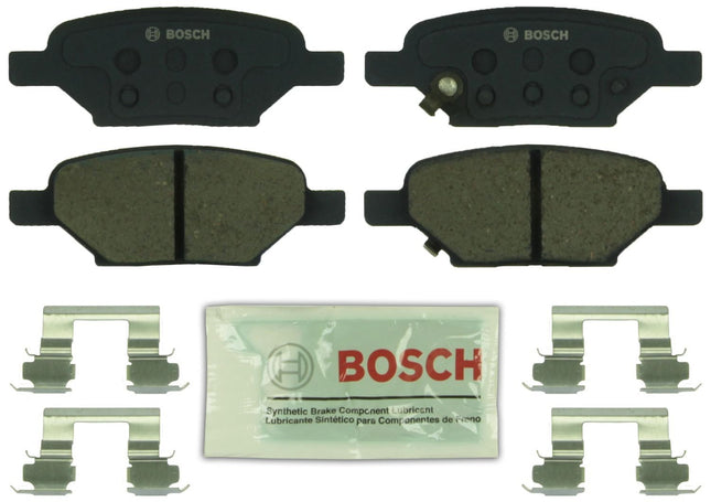 Bosch BC1033 QuietCast Premium Ceramic Disc Brake Pad Set For Chevrolet: 05-09 Cobalt, 08-10 HHR, 04-12 Malibu; Pontiac: 07-10 G5, 05-10 G6, 2006 Pursuit; Saturn: 07-09 Aura, 04-07 Ion; Rear