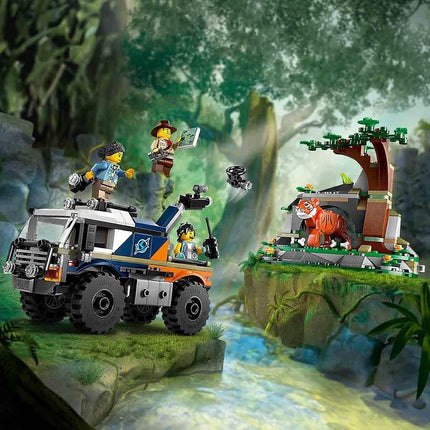 LEGO City Jungle Explorer Off-Road Truck Toy Building Set for 6 Plus Year Old Boys, Girls & Kids, Fun Birthday Gift Idea, Off-Road Vehicle with 3 Adventurer Minifigures and a Tiger Animal Figure 60426