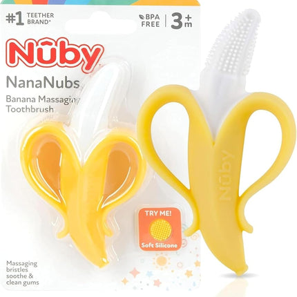 Baby Feeding - Nuby - 360 Nana Nubs Massager Yello