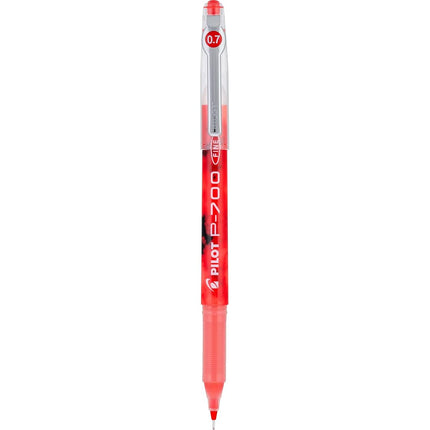 Pilot Precise P-700 Gel Ink Rolling Ball Pens, Fine Point, Red Ink, Dozen Box (38612)