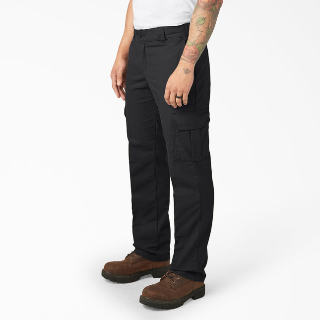 Dickies Men's Flex Regular Fit Cargo Pants, Black, 48W x 34L