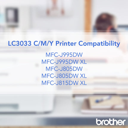BROTHER LC30333PKS ink cartridge Original Cyan,Magenta,Yellow Multipack 1 pc(s)