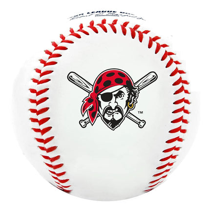 Rawlings MLB Pittsburgh Pirates Team Logo Baseball, Official, White