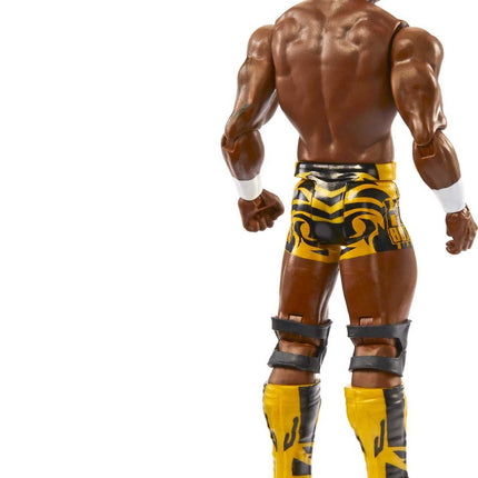 Mattel WWE Figura de acción básica, Shelton Benjamin, Figura coleccionable articulada de 15,24 cm para niños de 6 años en adelante