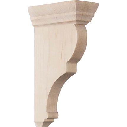 Ekena CORW02X04X08RJAL 2-Inch Width x 4 1/2-Inch Depth x 8-Inch Height Small Rojas Wood Corbel - Alder