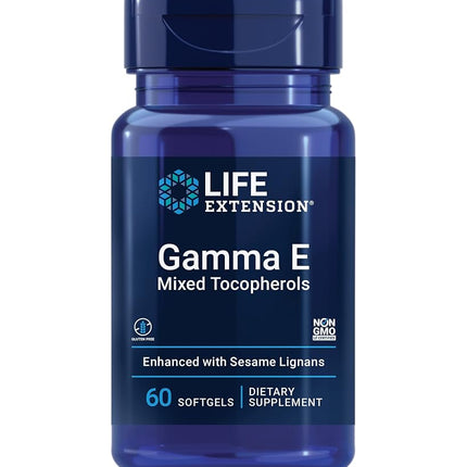 Life Extension Gamma E Tocopherol with Sesame Lign