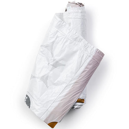 Brabantia 138089 PerfectFit Bin Liners Multipack (Size X/10-12 Litre) Thick Plastic Trash Bags with Tie Tape Drawstring Handles (200 Bags), White