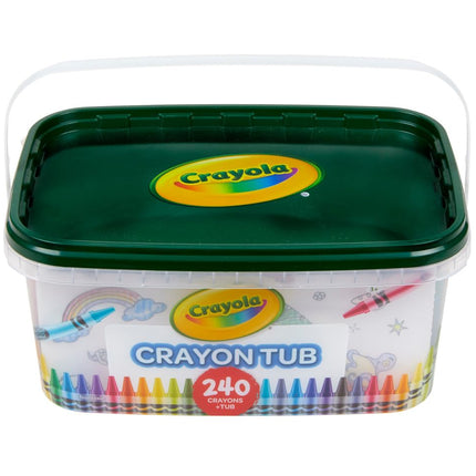 Crayola 240 Crayones, Set de Crayones a Granel, Artículos Escolares Bonitos, Regalo para Niños, 2 de Cada Color [Exclusivo de Amazon]