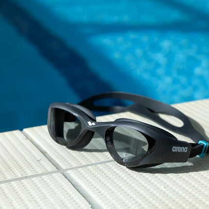 ARENA The One Unisex Adult Swimming Goggles, Standard Pool Goggles with Wide Lenses, with Anti-Fog Treatment and UV Protection, Self-Adjusting Nose Bridge, Orbit-Proof Seals