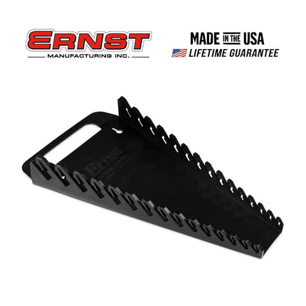 Ernst Manufacturing 5089 Wrench Gripper - Ergonomic Design, Holds 1/4" to 1 1/8" and 6 to 20 mm Wrenches, Portable 15 Tool Capacity, Black