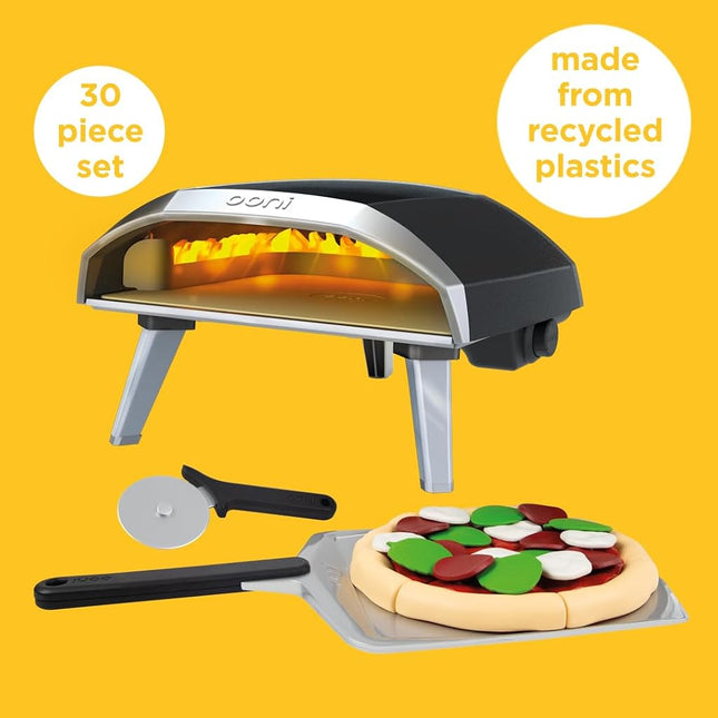 Casdon Ooni Koda Pizza Oven Toy Pizza Oven for Children Aged 3+ Features Real Flame Effect Light