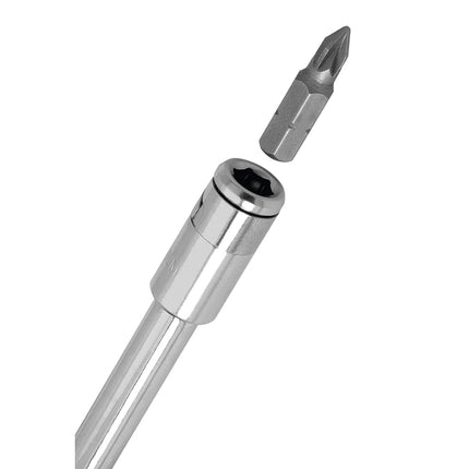 Performance Tool W36126 6-Inch Spinner/Adapter with Flex Handle Extension and Hex Bit Coupler for Improved Versatility and Control