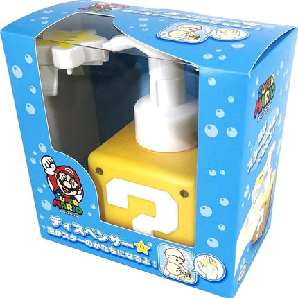 スーパーマリオ Super Mario Foam Soap Dispenser, 16.9 fl oz (500 ml), Yellow