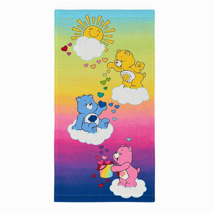 Franco Care Bears Rainbow Kids Super Soft Cotton Bath Towel 58" x 28" Officially Licensed Product