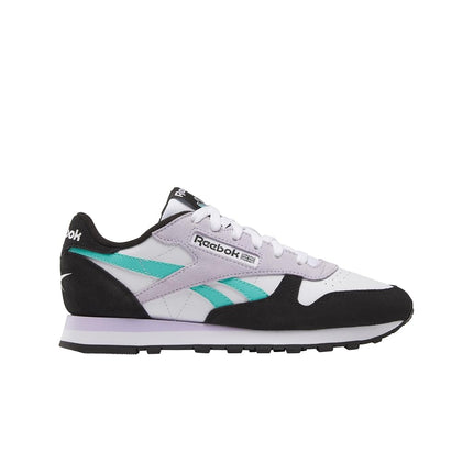 Reebok CL Lthr 153954 Women's Trainers, White Ai Aqua Black, 4 UK