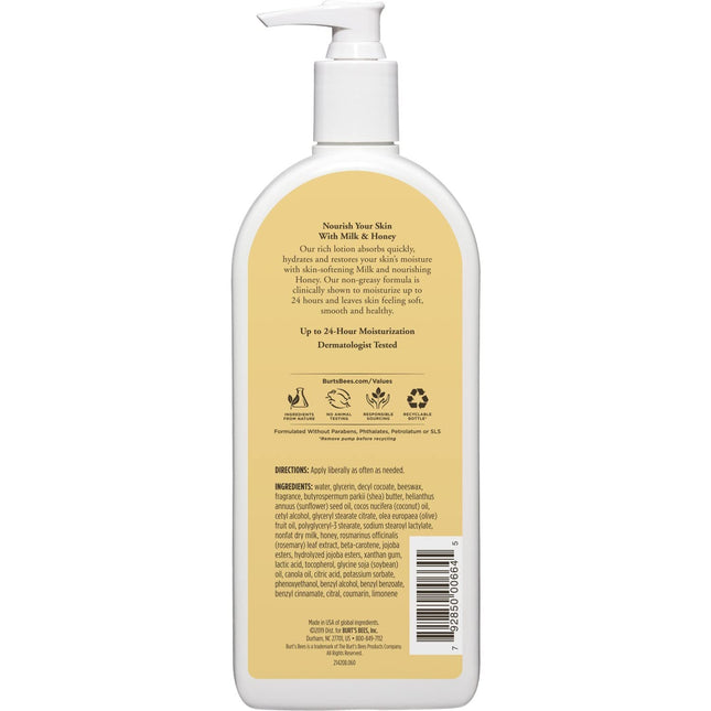 Loción Corporal Leche y Miel Burt'S Bees, 12 Onzas Líquidas de Burt's Bees