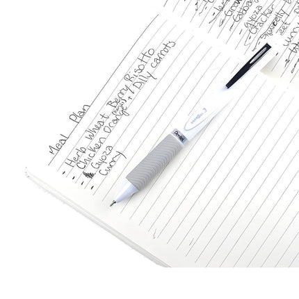 Pentel EnerGel 3 Multi-Function, 3-Ink Gel Pen, (0.5mm) Fine Line, White Barrel - BLC35W