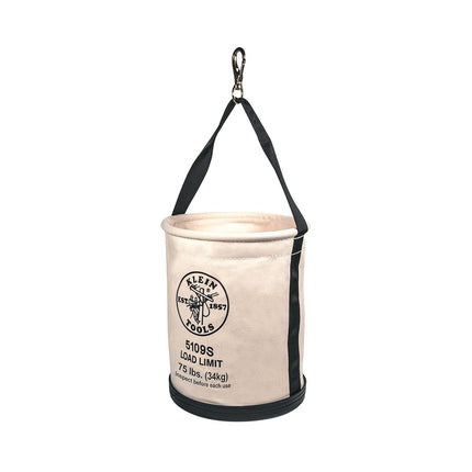 Klein Tools 5109S Straight Wall Bucket with Swivel Snap