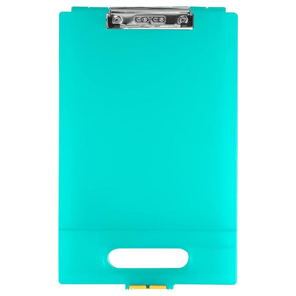 Dexas Clipcase Storage Clipboard with Handle, Aqua