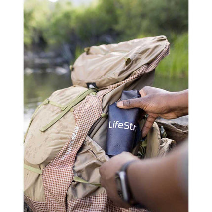 LifeStraw Peak Series Compact Gravity Water Filter System with Safe Water Storage, Mountain Blue, 3 Litre Capacity