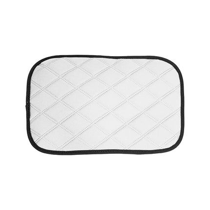 FH Group FH1053WHITEDM-AVC Diamond Pattern Neosupreme Center Console Pad Water-Resistant Black Seat Box Cover Protector fits Most Cars, SUVs, and Trucks
