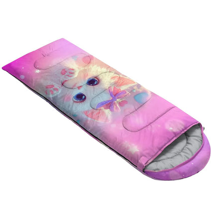 QOOMO 3D Cat Printed Camping Sleeping Bags