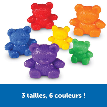 Learning Resources Original Three Bear Family Rainbow Counters, Age 3+