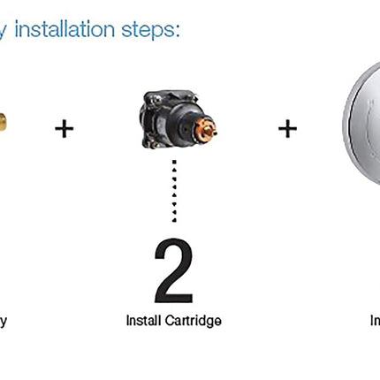 Kohler K-8304-K-NA Universal RITE-Temp PB pressure-balancing valve body and cartridge kit, 6.25 5.25 5.50