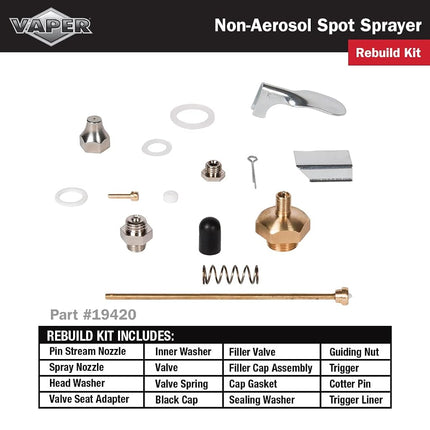 Vaper 19422 Spot Spray Non-Aerosol Sprayer - Black