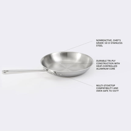 Martha by Martha Stewart 8-Quart Triply Stainless Steel Stock Pot w/Lid